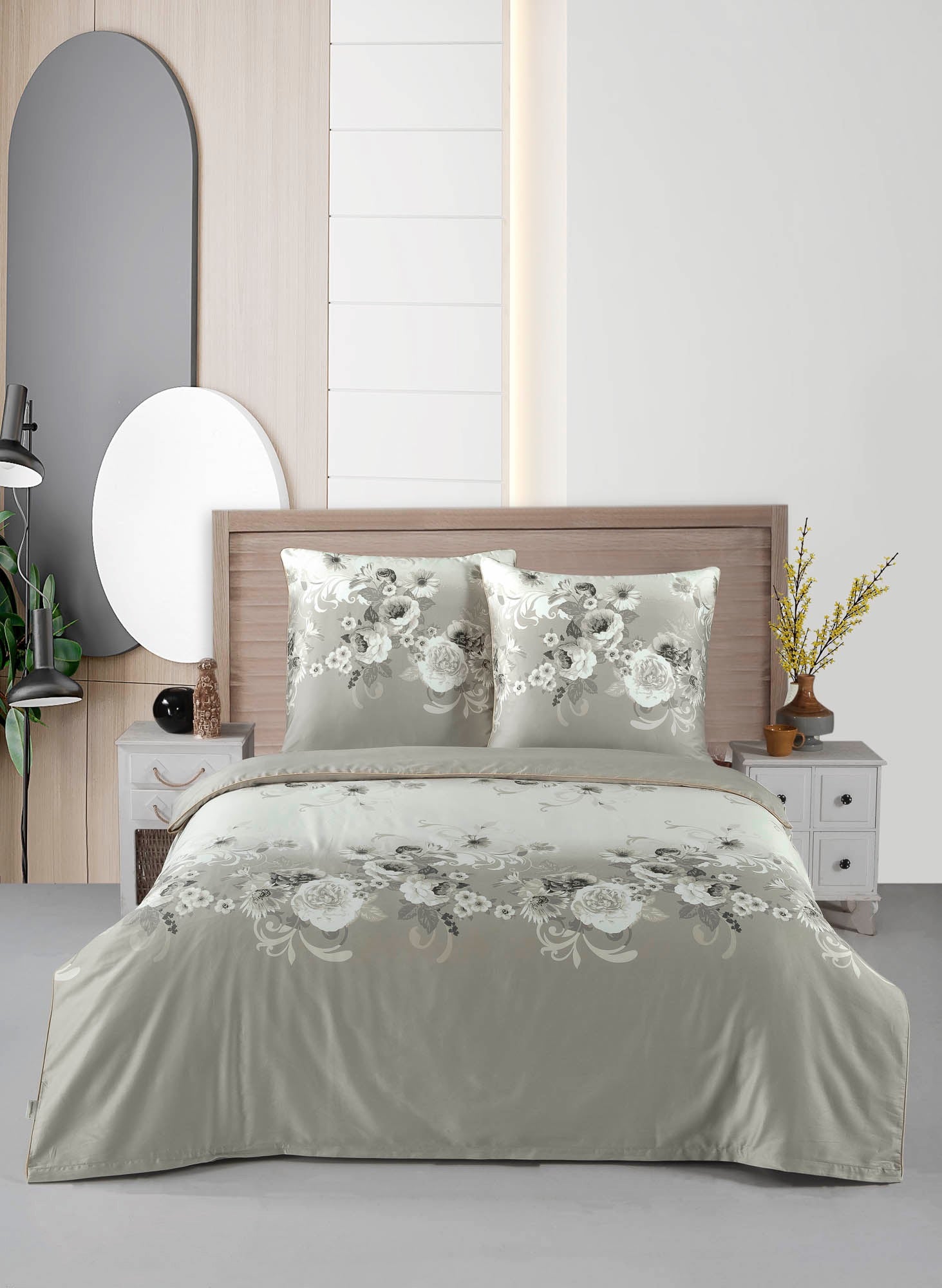 Deluxe Satin Bettwäsche Hevin