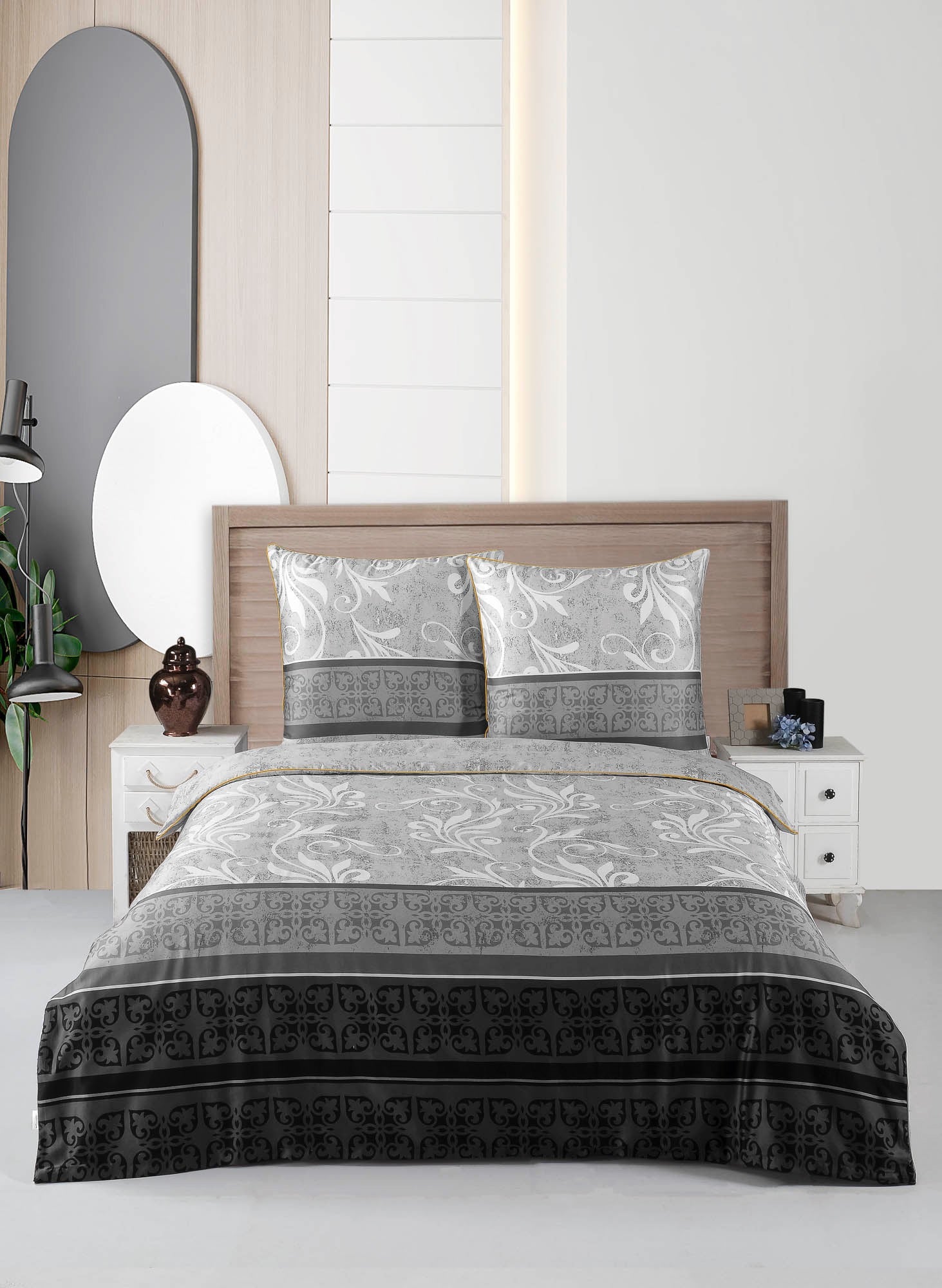 Deluxe Satin Bettwäsche Vena