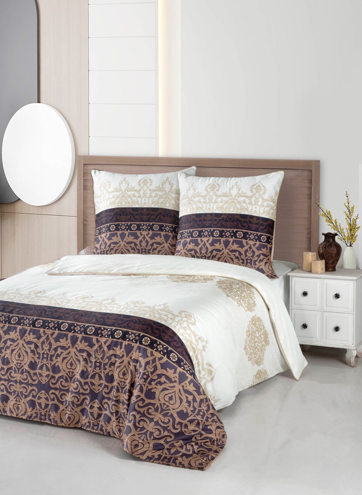 Deluxe Satin Bettwäsche Asrun