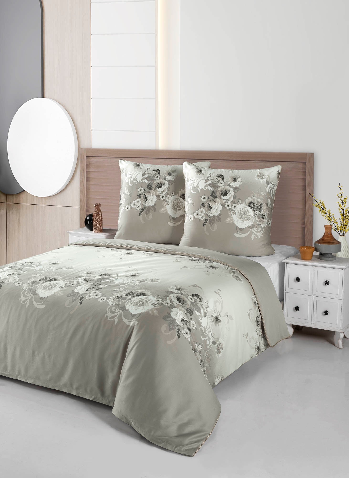Deluxe Satin Bettwäsche Hevin