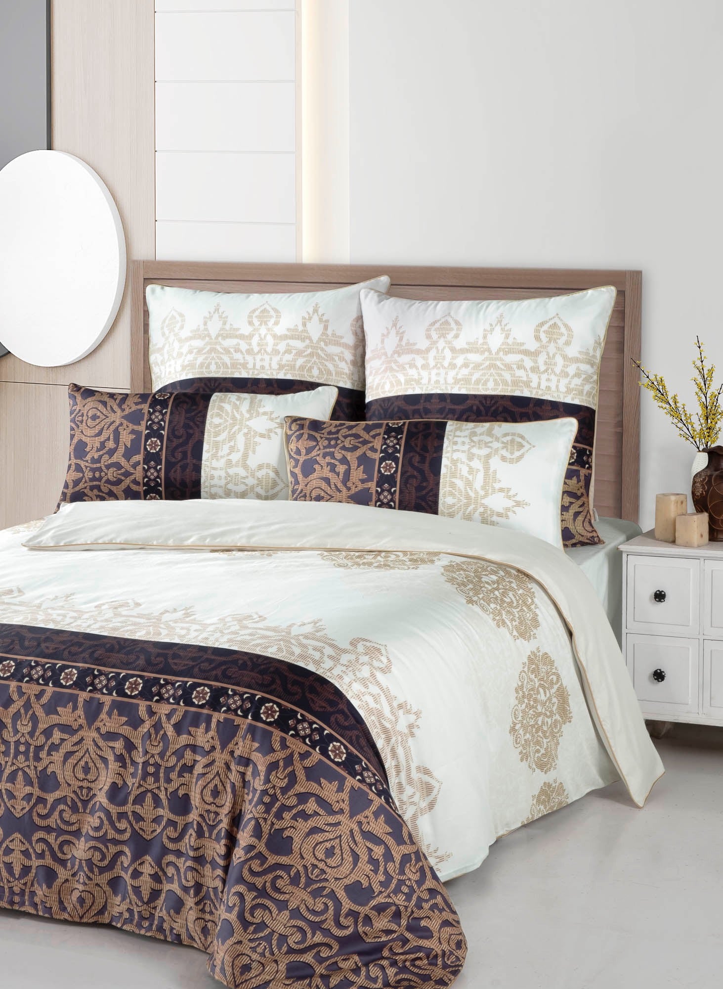 Deluxe Satin Bettwäsche Asrun