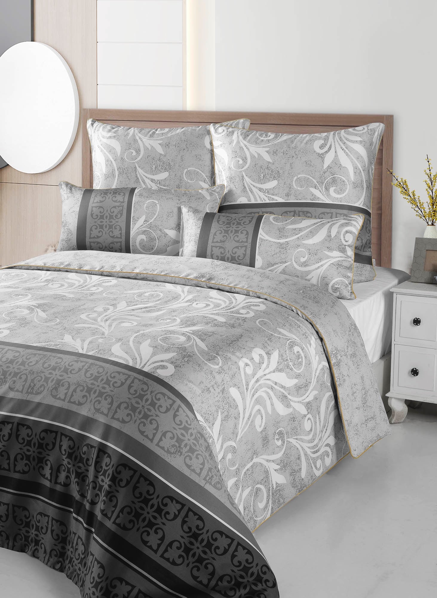 Deluxe Satin Bettwäsche Vena