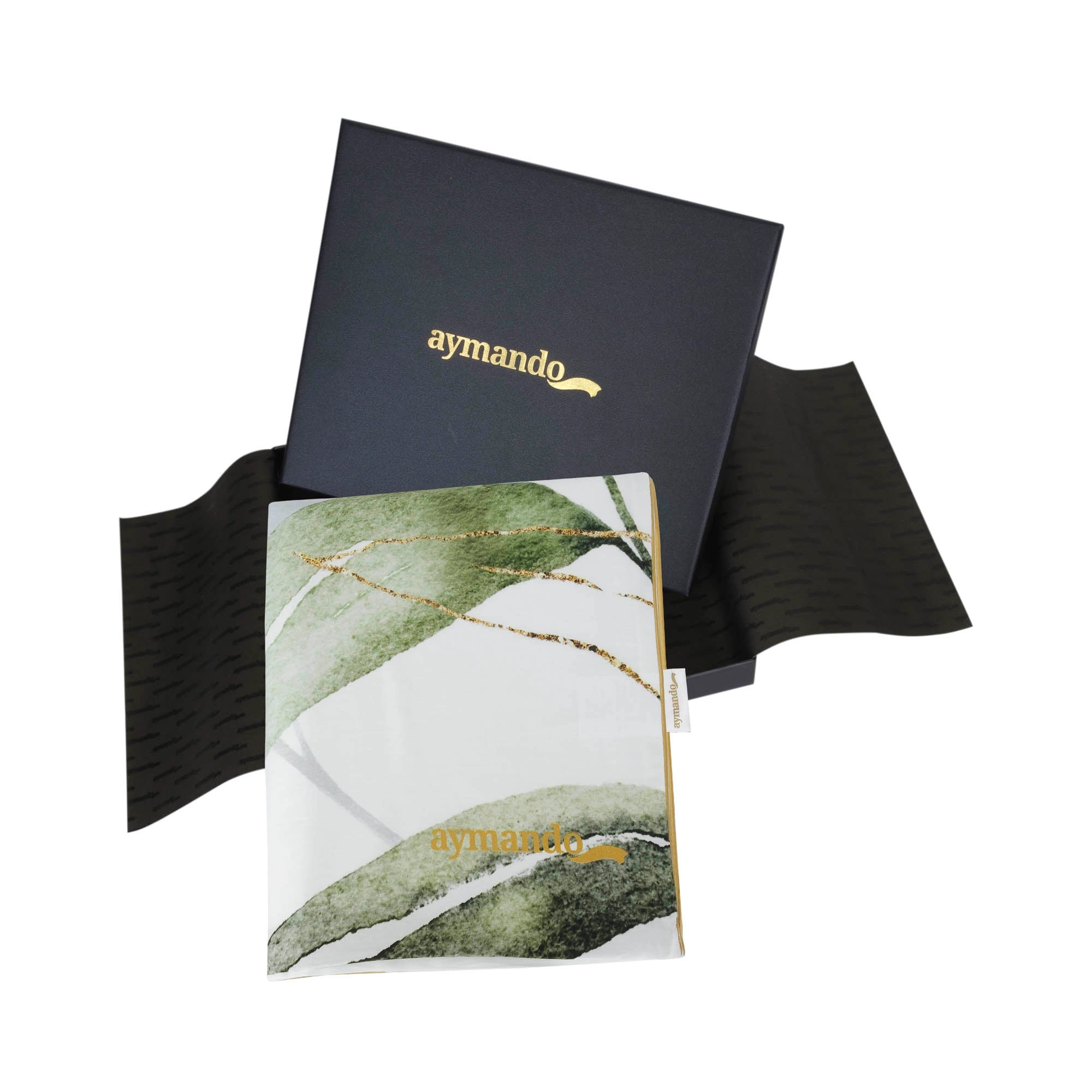 Deluxe Satin Bettwäsche Leaf Green