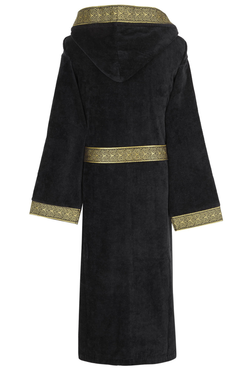 Luxury Bathrobe Black and Gold